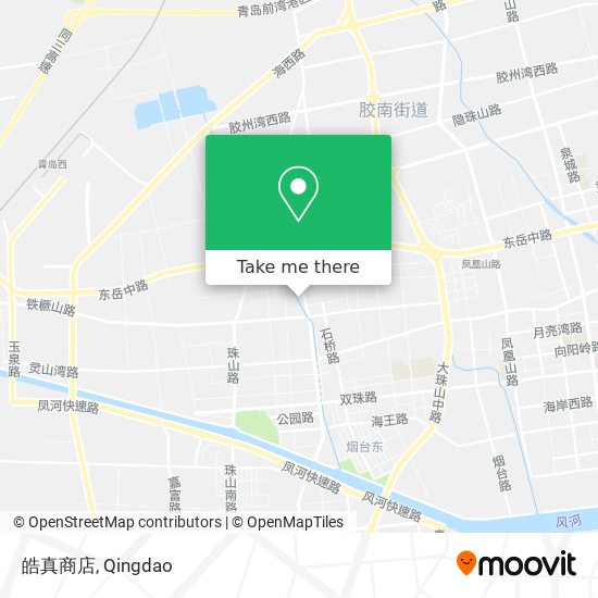 皓真商店 map