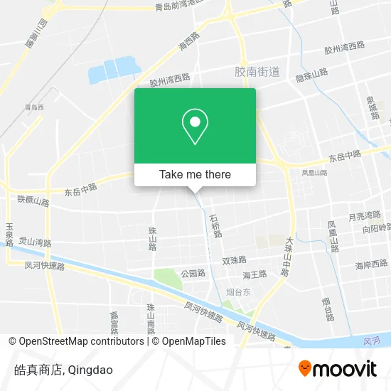 皓真商店 map