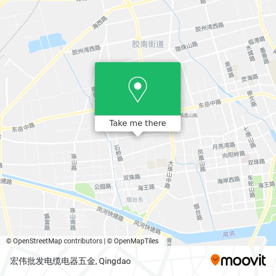 宏伟批发电缆电器五金 map