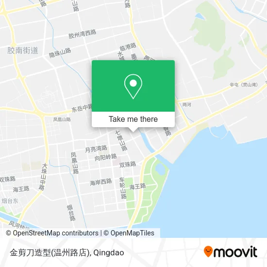 金剪刀造型(温州路店) map