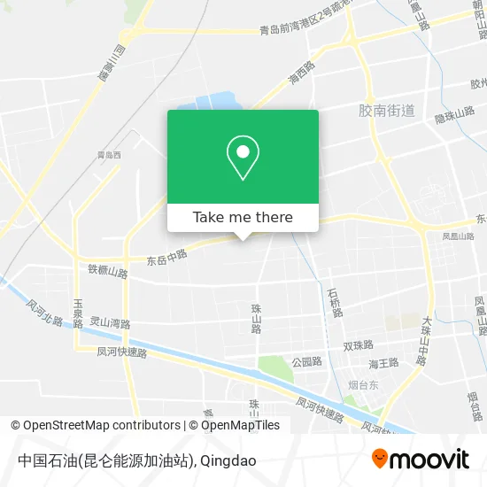 中国石油(昆仑能源加油站) map