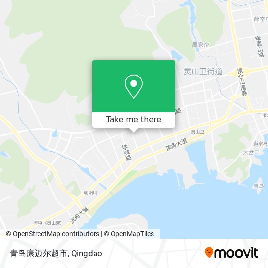 青岛康迈尔超市 map