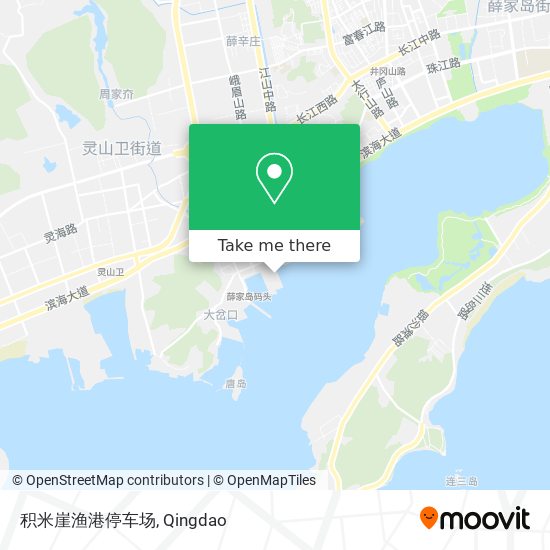 积米崖渔港停车场 map