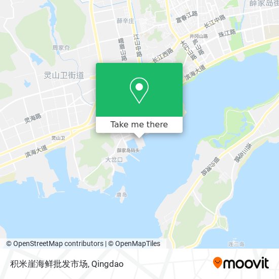 积米崖海鲜批发市场 map