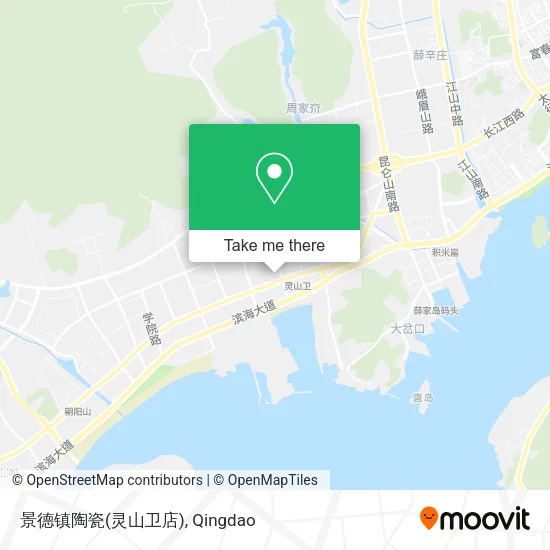 景德镇陶瓷(灵山卫店) map