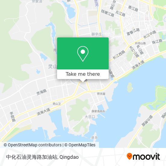 中化石油灵海路加油站 map