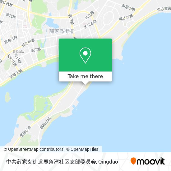 中共薛家岛街道鹿角湾社区支部委员会 map
