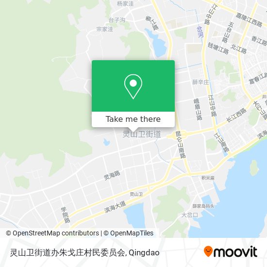 灵山卫街道办朱戈庄村民委员会 map