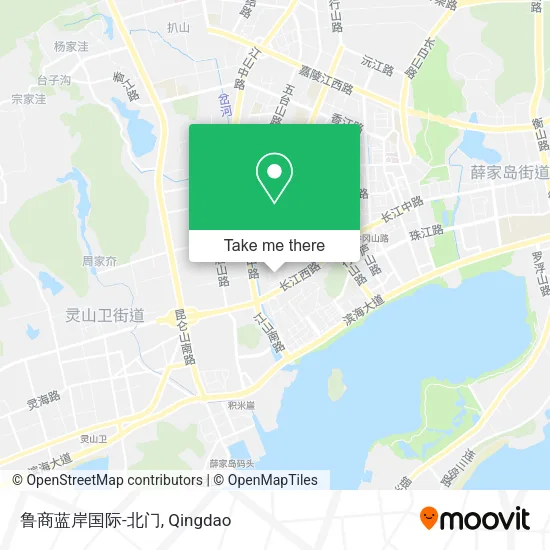 鲁商蓝岸国际-北门 map