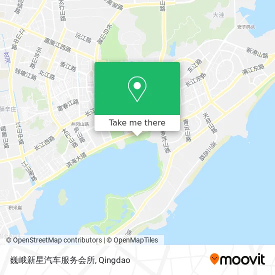 巍峨新星汽车服务会所 map