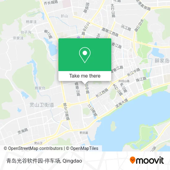 青岛光谷软件园-停车场 map