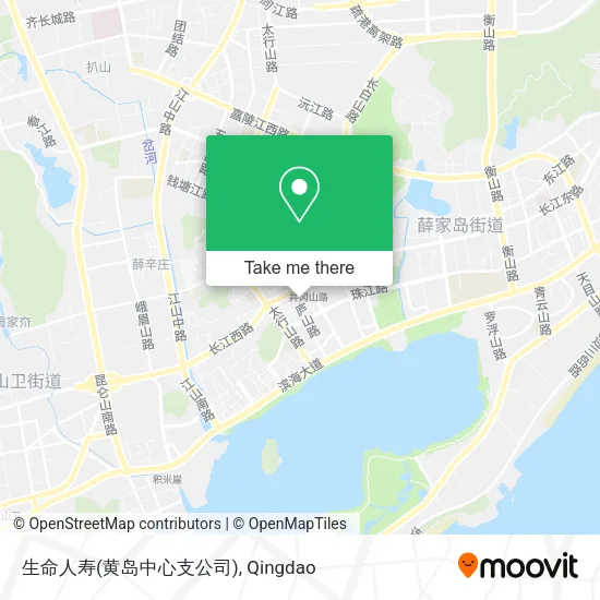 生命人寿(黄岛中心支公司) map