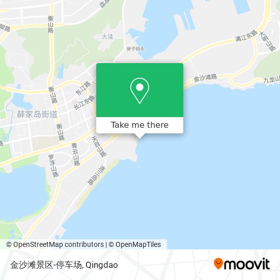 金沙滩景区-停车场 map