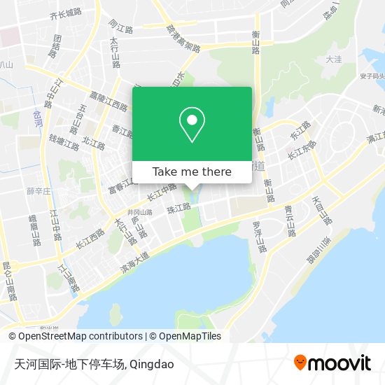 天河国际-地下停车场 map