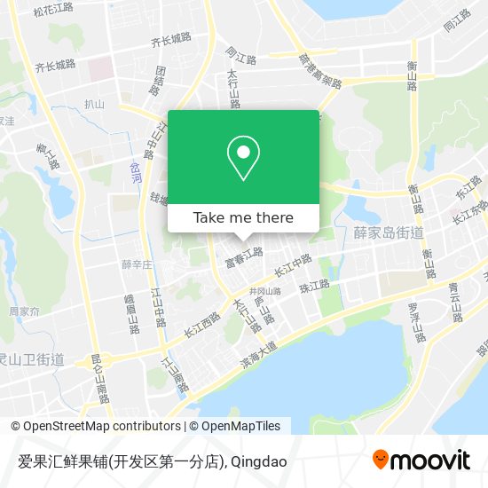 爱果汇鲜果铺(开发区第一分店) map