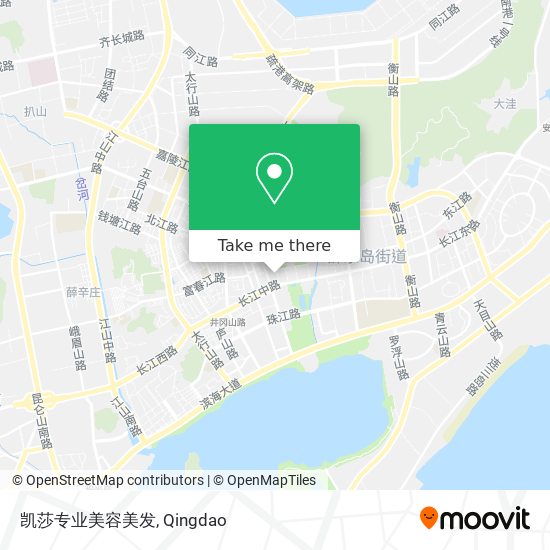 凯莎专业美容美发 map