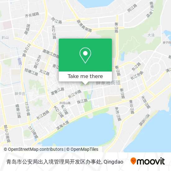 青岛市公安局出入境管理局开发区办事处 map