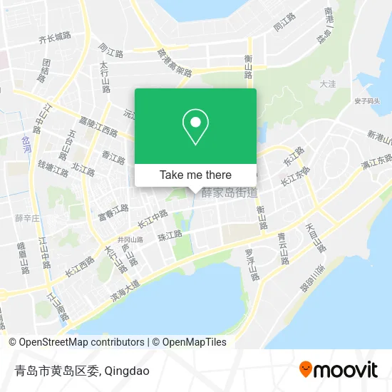 青岛市黄岛区委 map