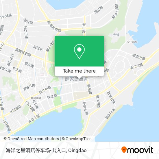 海洋之星酒店停车场-出入口 map