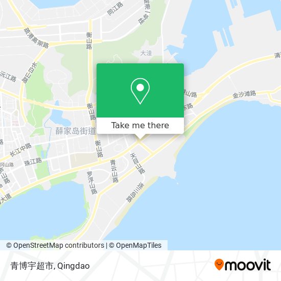 青博宇超市 map