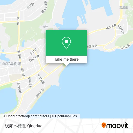 观海木栈道 map