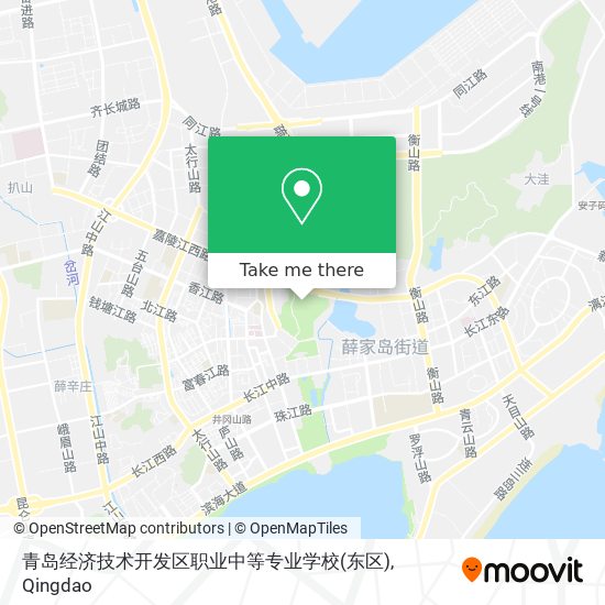 青岛经济技术开发区职业中等专业学校(东区) map