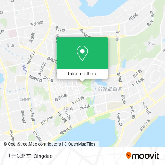 世元达租车 map