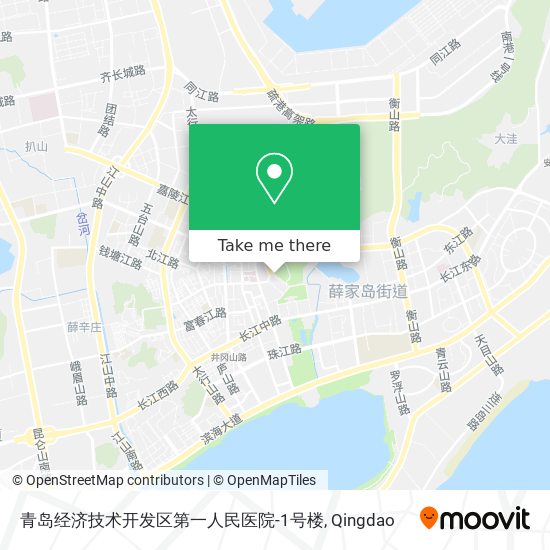 青岛经济技术开发区第一人民医院-1号楼 map