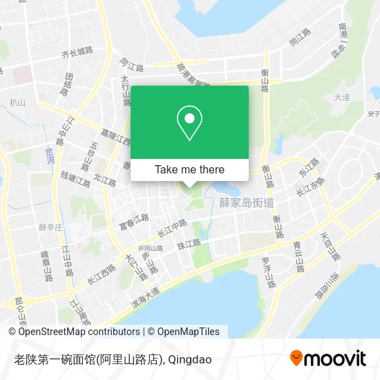 老陕第一碗面馆(阿里山路店) map