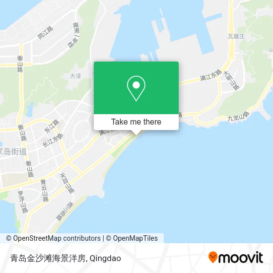 青岛金沙滩海景洋房 map