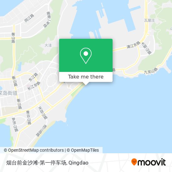 烟台前金沙滩-第一停车场 map