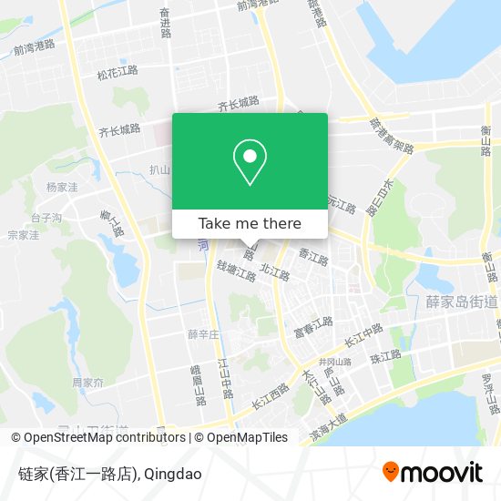 链家(香江一路店) map