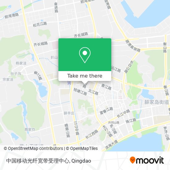 中国移动光纤宽带受理中心 map