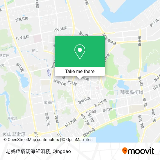 老妈疙瘩汤海鲜酒楼 map
