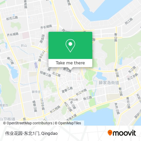 伟业花园-东北1门 map