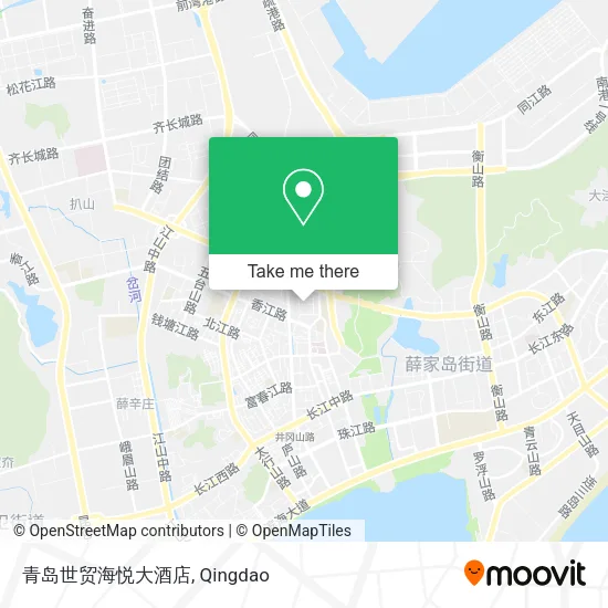 青岛世贸海悦大酒店 map