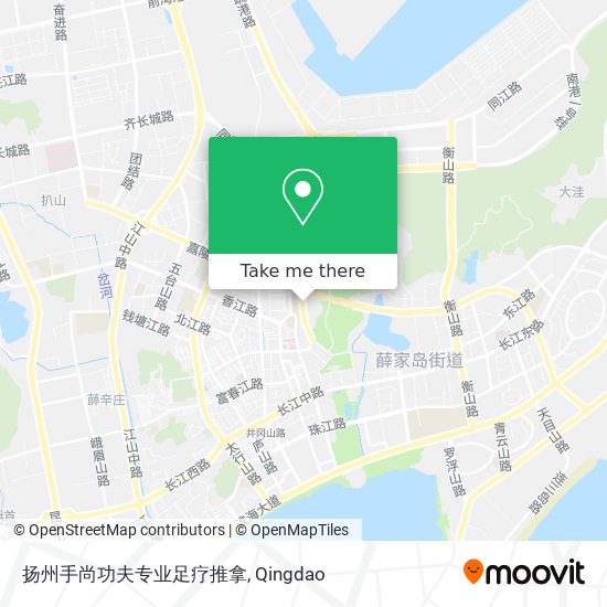 扬州手尚功夫专业足疗推拿 map
