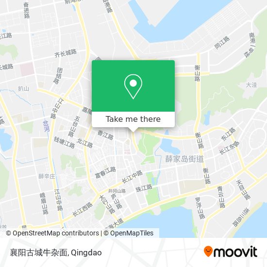 襄阳古城牛杂面 map
