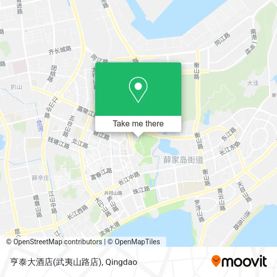 亨泰大酒店(武夷山路店) map