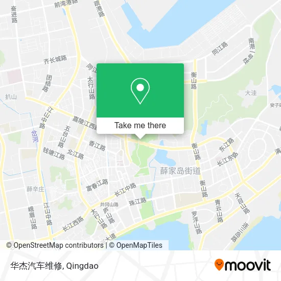 华杰汽车维修 map