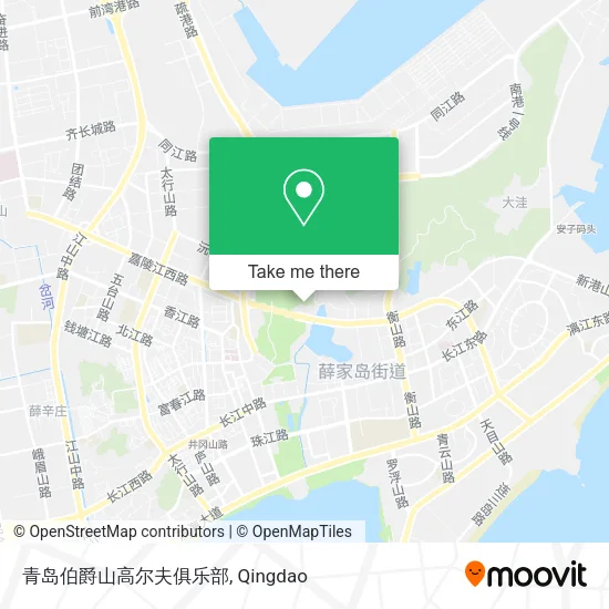 青岛伯爵山高尔夫俱乐部 map