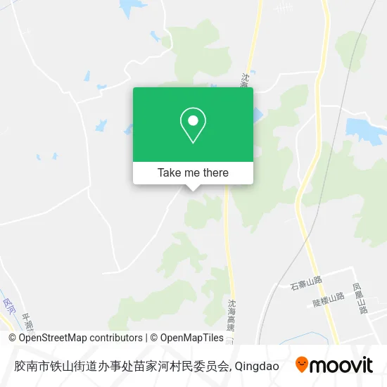 胶南市铁山街道办事处苗家河村民委员会 map