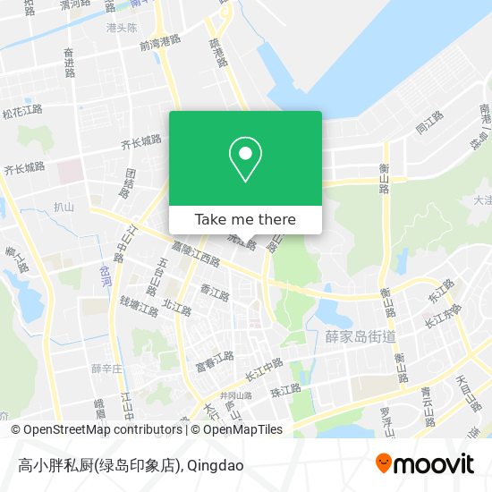 高小胖私厨(绿岛印象店) map