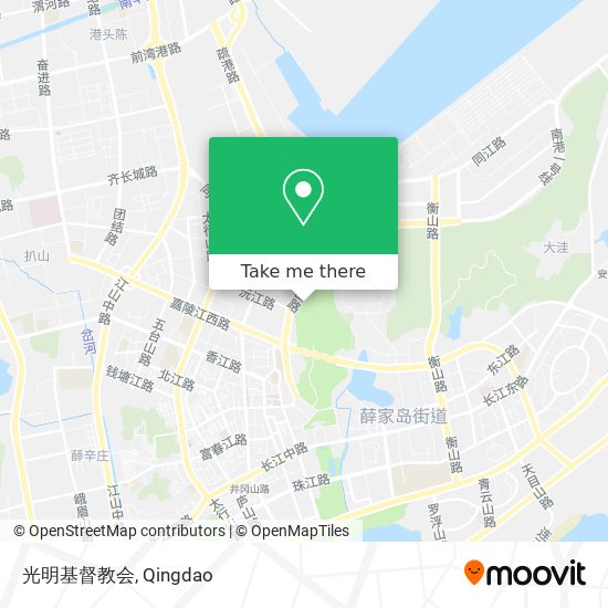 光明基督教会 map