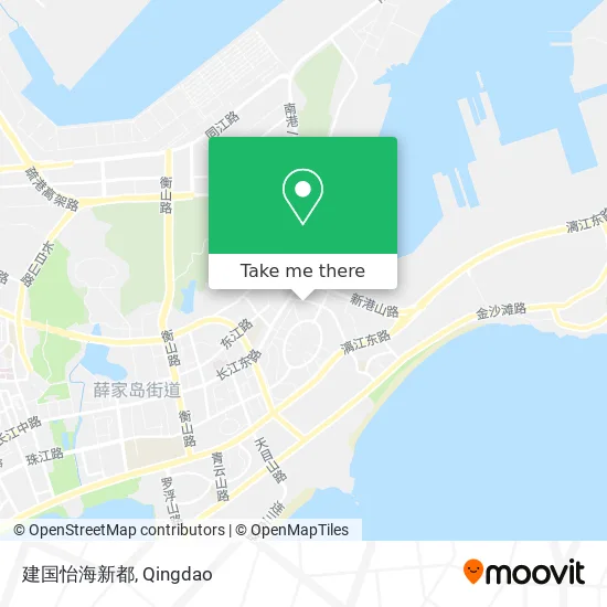 建国怡海新都 map