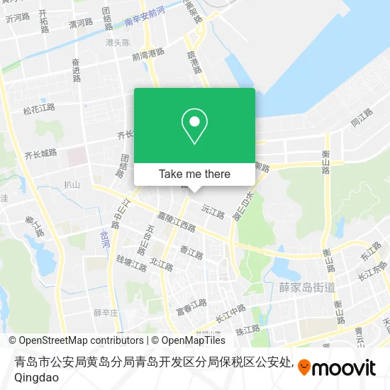 青岛市公安局黄岛分局青岛开发区分局保税区公安处 map