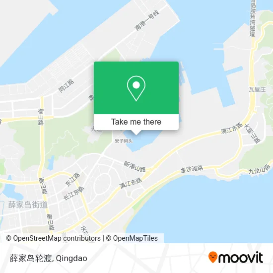 薛家岛轮渡 map