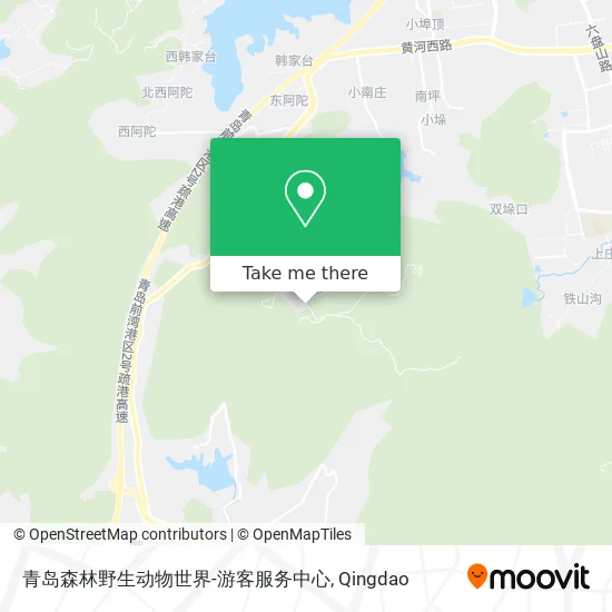 青岛森林野生动物世界-游客服务中心 map