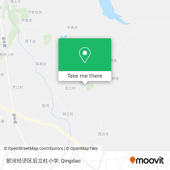 胶河经济区后立柱小学 map