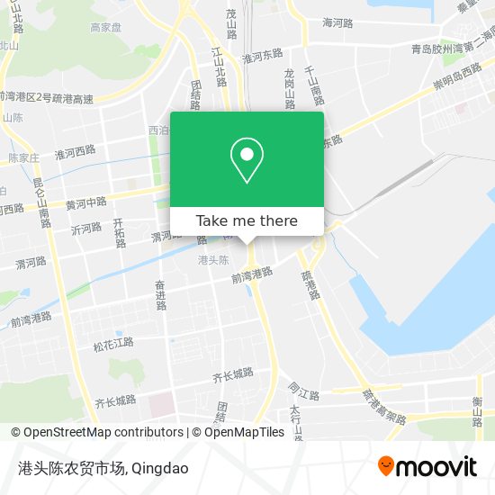 港头陈农贸市场 map